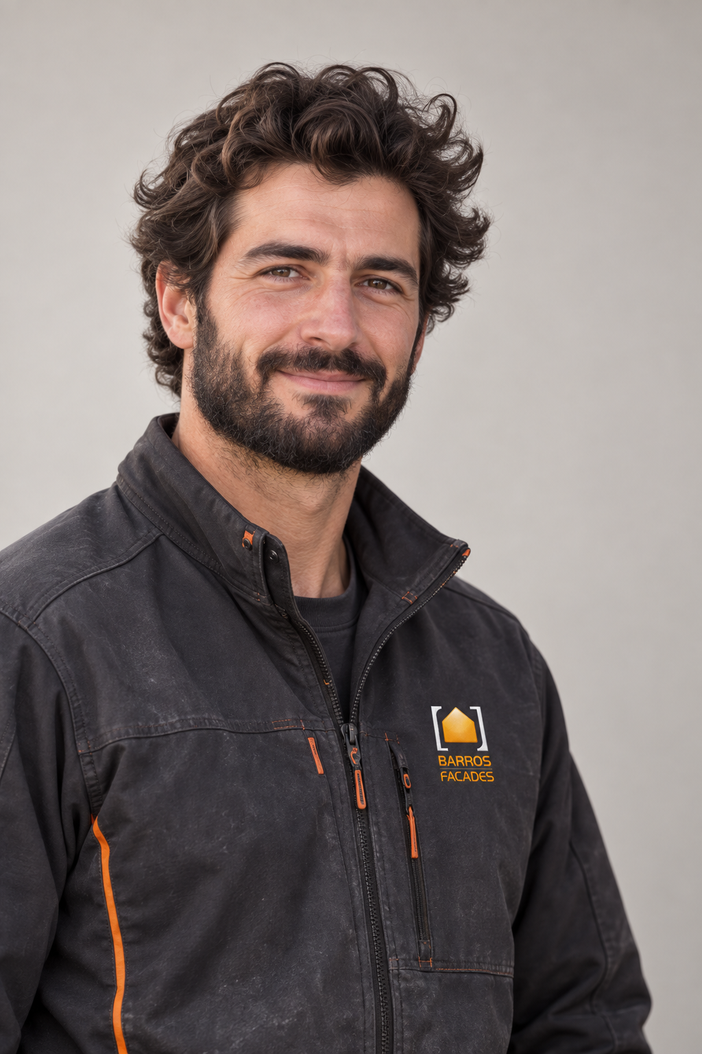 Portrait de studio fictif — rôle illustré : Équipe chantier